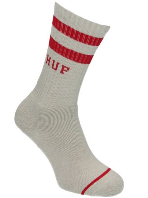 HUF DROP OUT STRIPE CREW ASH GRAY M 新製品情報も満載 - www